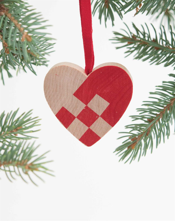 Picture of Wooden Heart Ornament