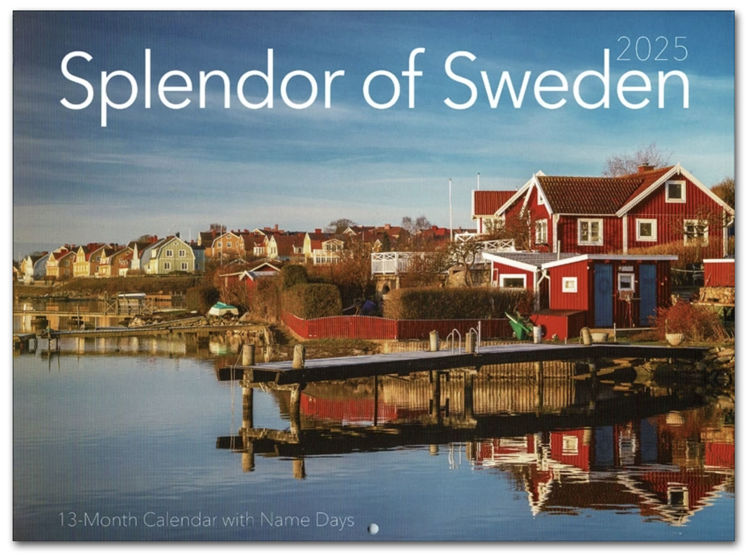 Picture of Splendor of Sweden 2025 Calendar